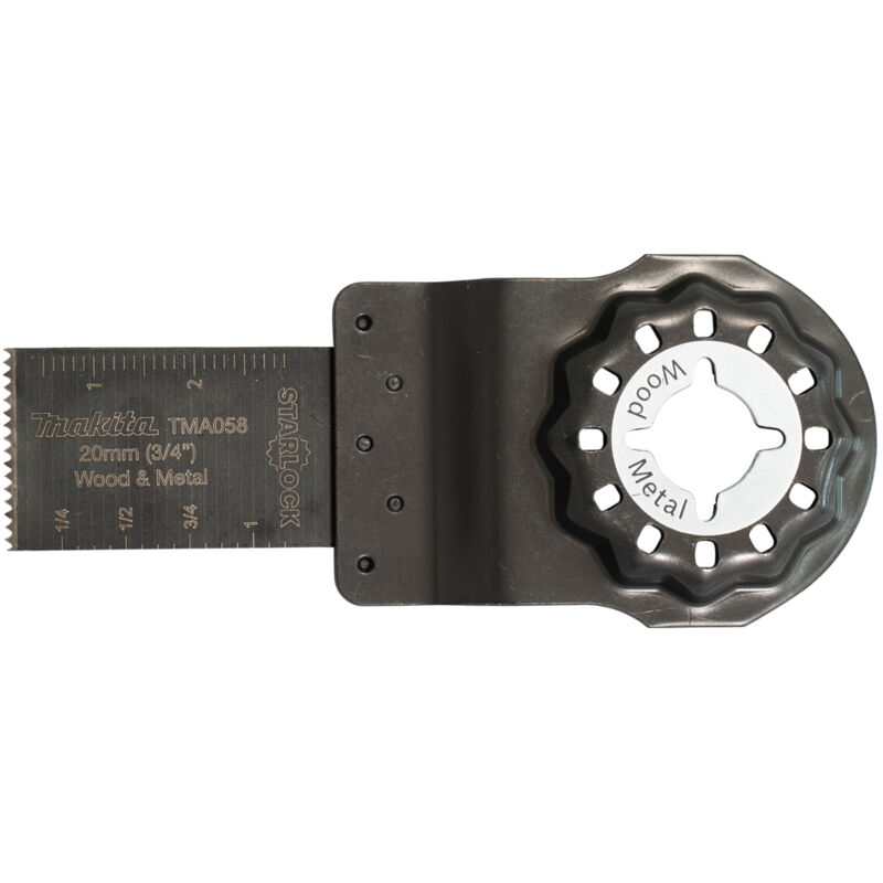foto del prodotto makita b 64923 lama taglio affondamento starlock 20x30mm 20tpi bim tma058 legno metallo