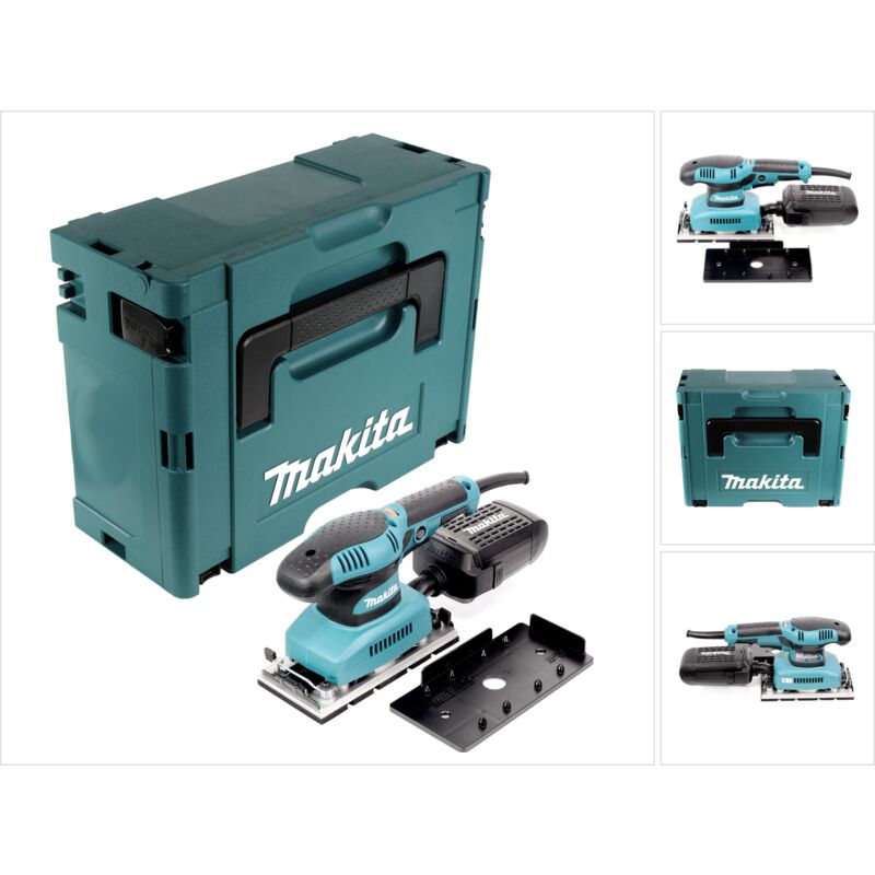 foto del prodotto makita bo 3711 j levigatrice orbitale 190w valigetta makpac