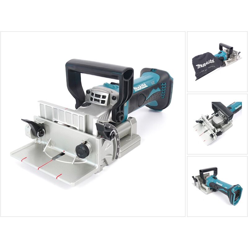 foto del prodotto makita bpj 180 fresatrice lamellare a batteria 18v senza batteria, senza caricatore