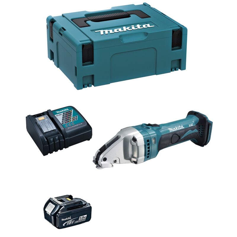 foto del prodotto makita cesoia djs161rtj1 1 x 5,0 ah dc18rc makpac 2 