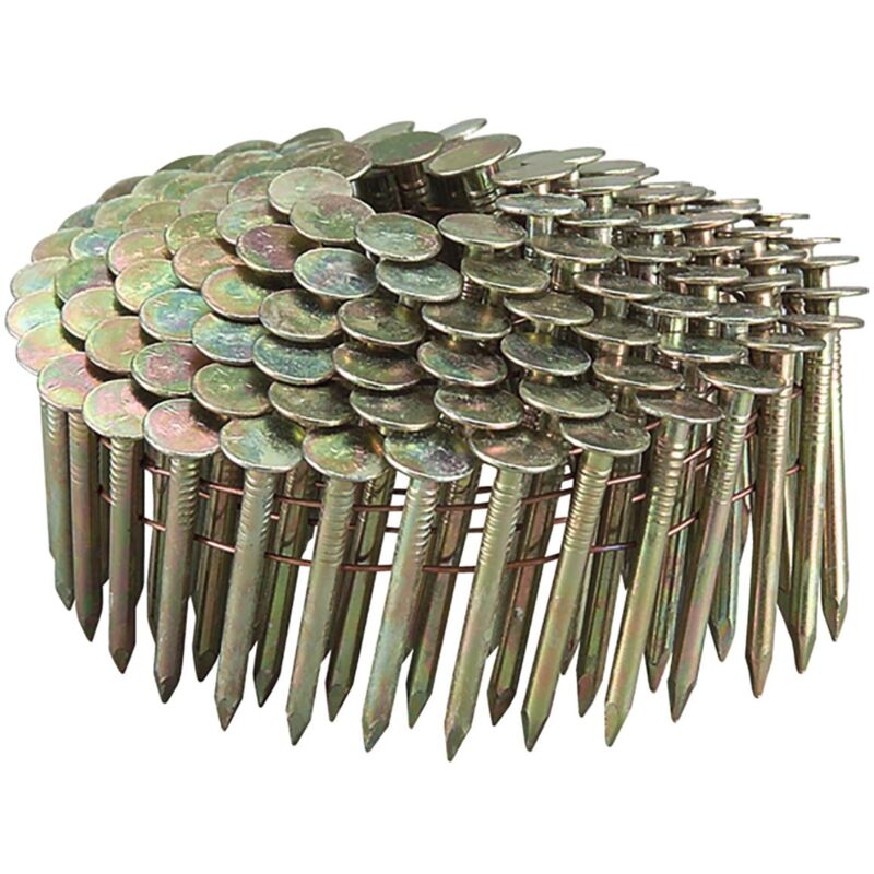 foto del prodotto makita chiodi a bobina 3,1 x 38 mm, 7.200 pz. feltro per tetti zincato 3,1 x 38 mm 7.200 pz.