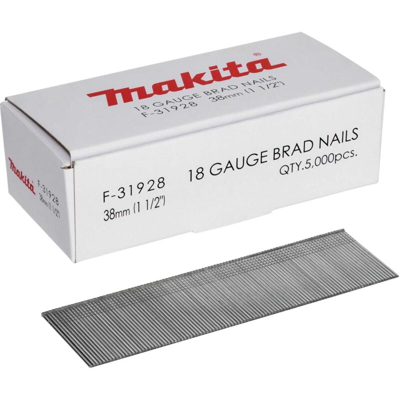 foto del prodotto makita chiodo a testa ribaltabile 1,2 x 38m f 31928 5000 pz.