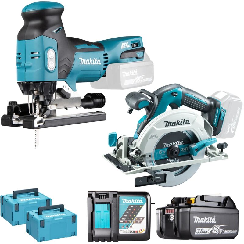 foto del prodotto makita combo djv181 dhs680 18v 3ah