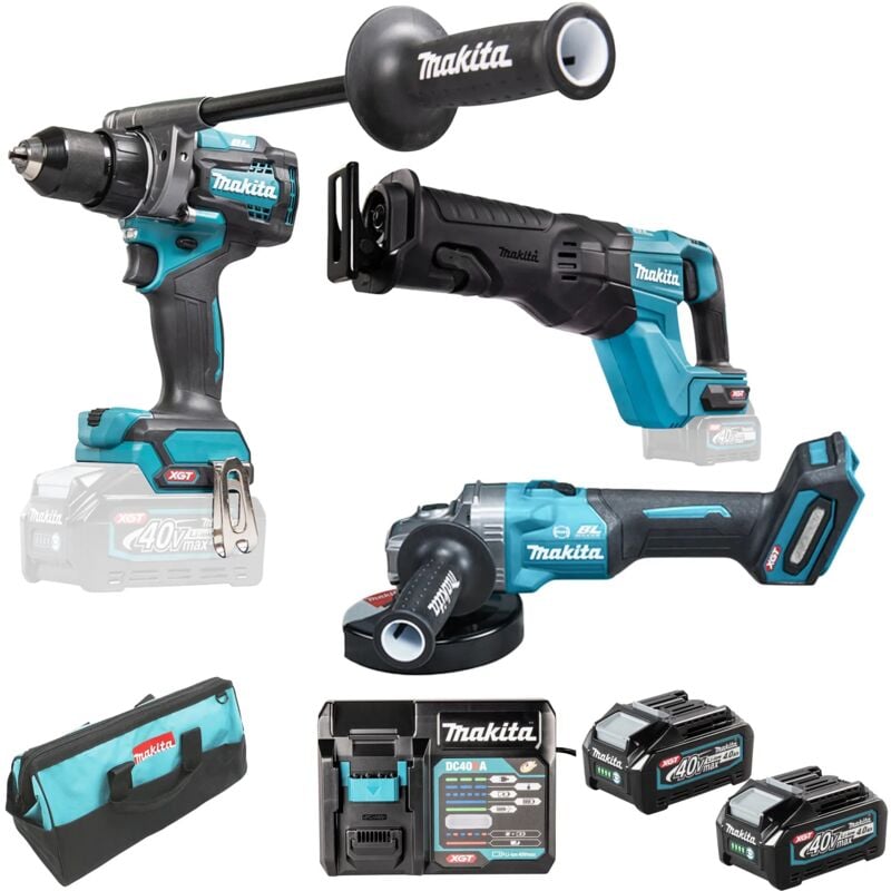 foto del prodotto makita combo kit dk0159g301 40v 4ah