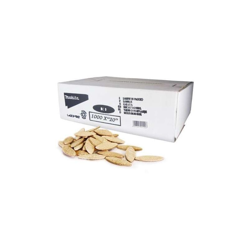 foto del prodotto makita confezione da 1000 listelli in legno tipo 20 p 08850