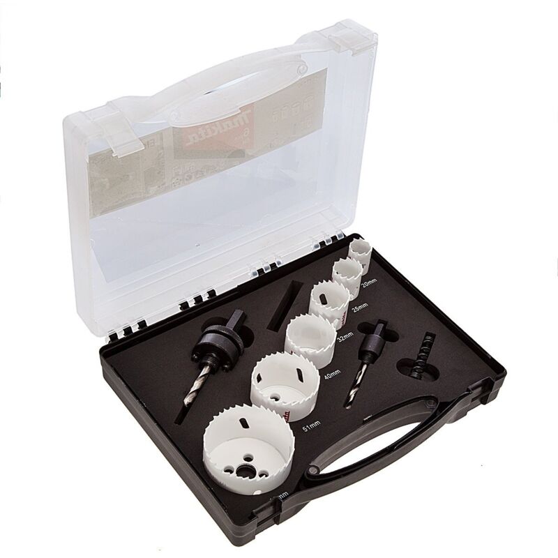 foto del prodotto makita d 47139, d 47139 elettricista hole saw set 6 pezzi 