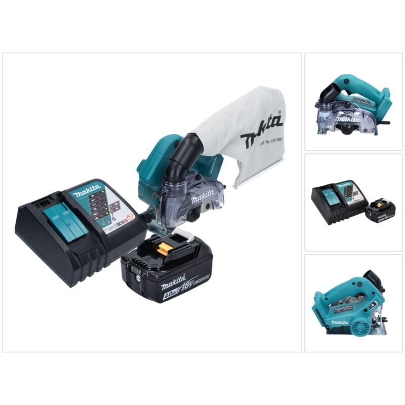 foto del prodotto makita dcc500rm1 sega circolare a batteria 125 mm senza spazzole 18v 1x batteria 4,0ah caricabatterie