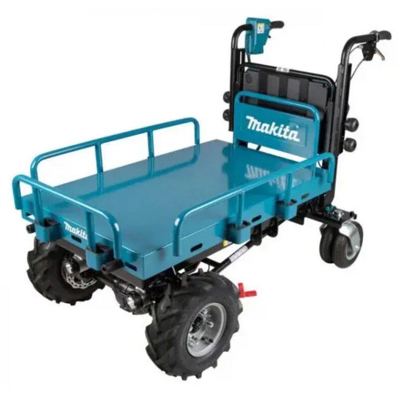 foto del prodotto makita dcu601z carriola 36 v con piattaforma sollevabile senza batterie