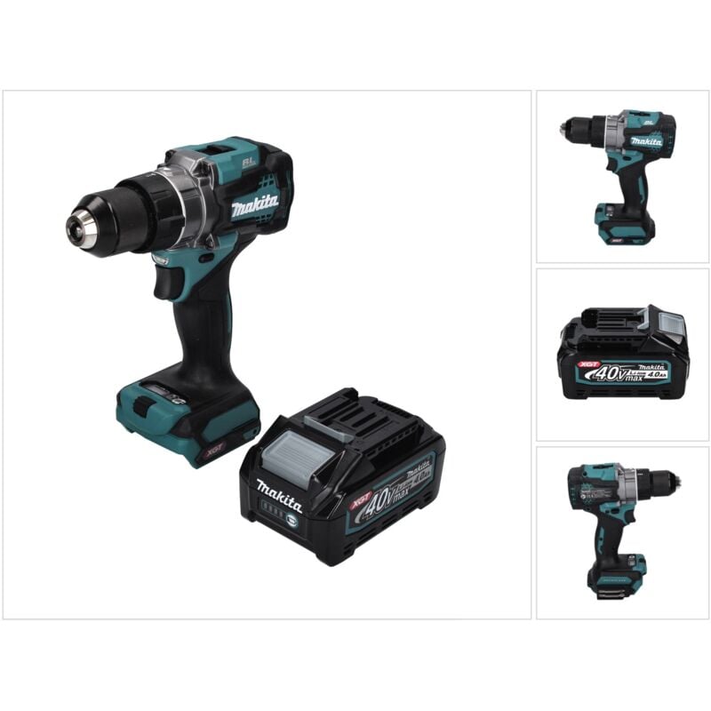 foto del prodotto makita df 001 gm1 trapano avvitatore a batteria 40 v max. 140 nm xgt brushless 1x batteria ricaricabile 4,0 ah - senza caricabatteria