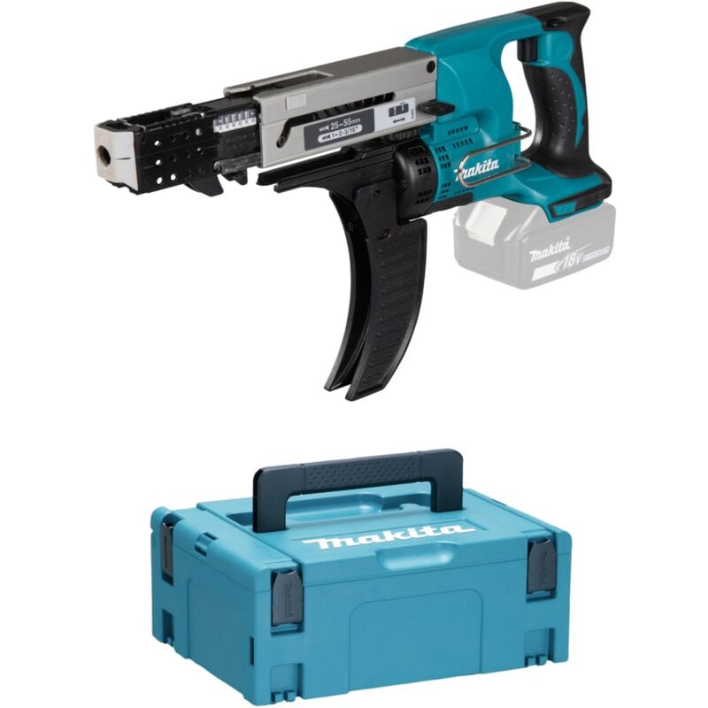 foto del prodotto makita dfr550zj avvitatore autoalimentato 1 4 batteria 18v lxt corpo makpac
