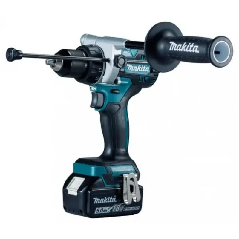 foto del prodotto makita dhp486rtj trapano avvitatore a percussione a batteria brushless 18v