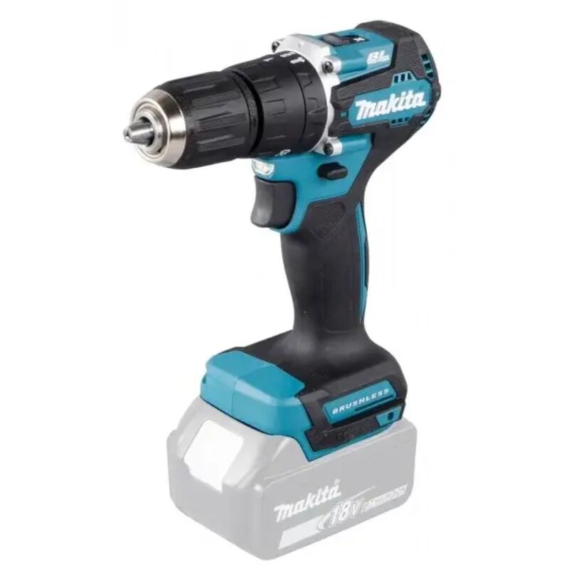 foto del prodotto makita dhp487zj trapano avvitatore a percussione 18v brushless senza batterie