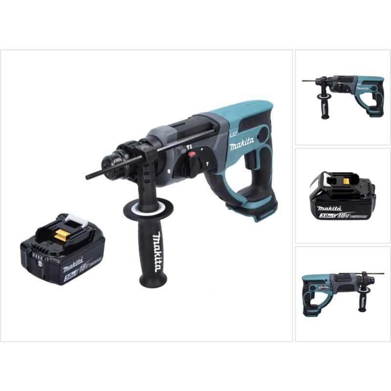 foto del prodotto makita dhr 202 18v tassellatore a batteria 1x batteria bl1830 3,0 ah