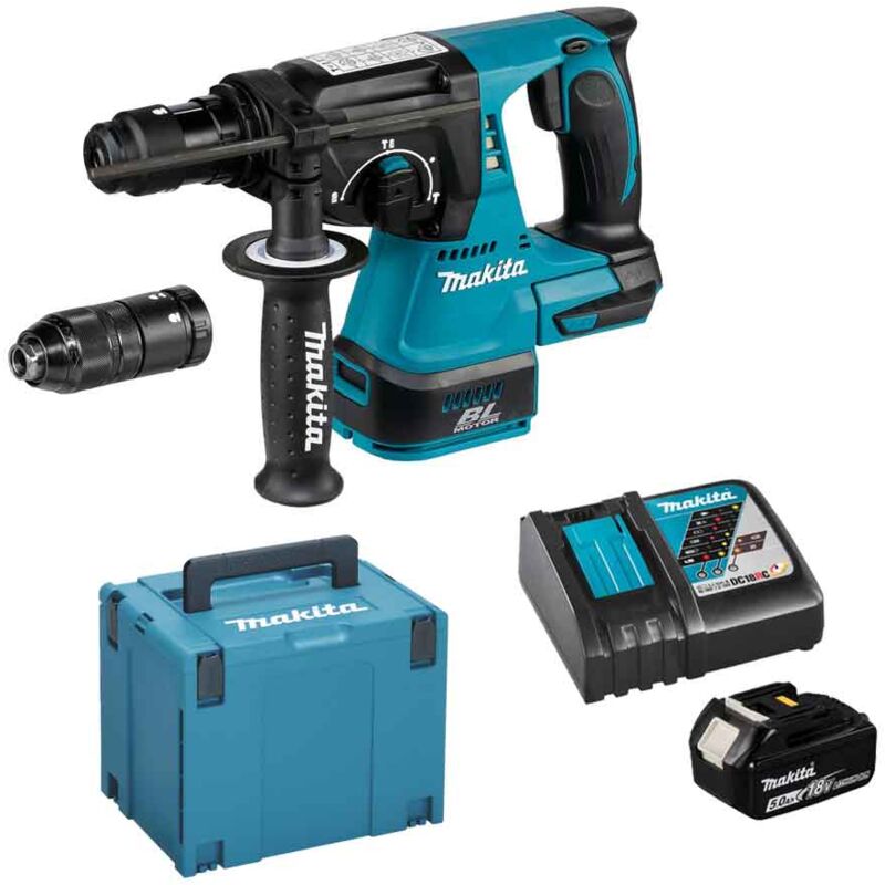 foto del prodotto makita dhr243zjkit tassellatore 18v kit energy 18v 5ah