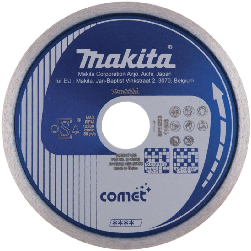 foto del prodotto makita disco diamantato comet 115 x 22,23 x 5 mm comet