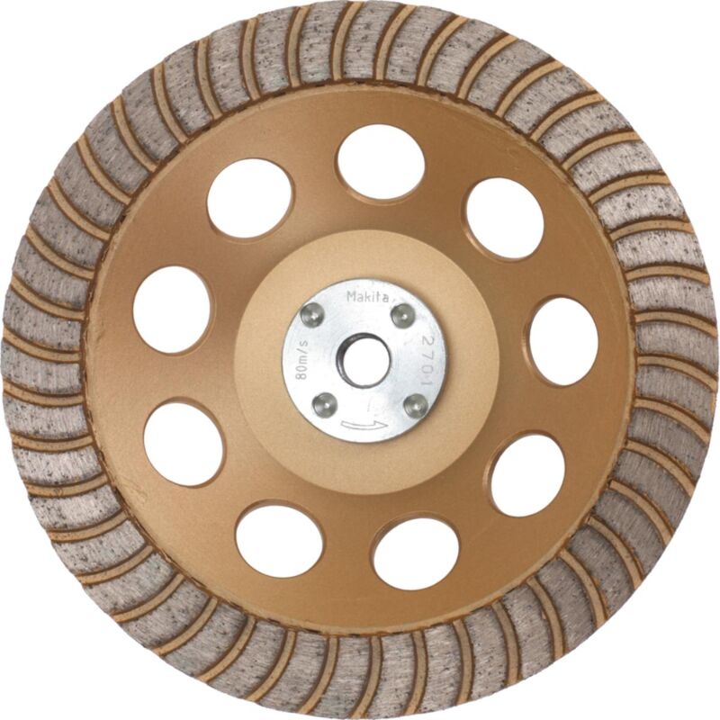 foto del prodotto makita disco diamantato con ammortizzazione 125 mm m14 segmento turbo
