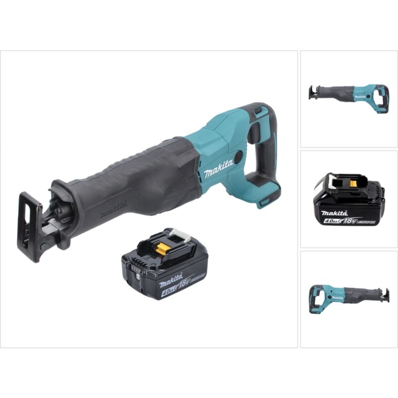 foto del prodotto makita djr 186 m1 seghetto diritto a batteria 18v 1x batteria bl 1840 4,0 ah senza caricabatterie