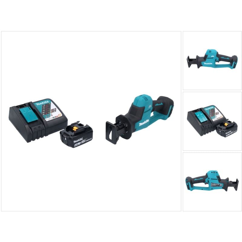 foto del prodotto makita djr 189 rm1 sega circolare a batteria 18 v brushless 1x batteria 4,0 ah ladegert