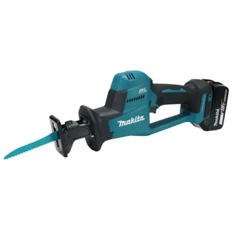foto del prodotto makita djr189rtj seghetto dritto brushless 18 v con due batterie