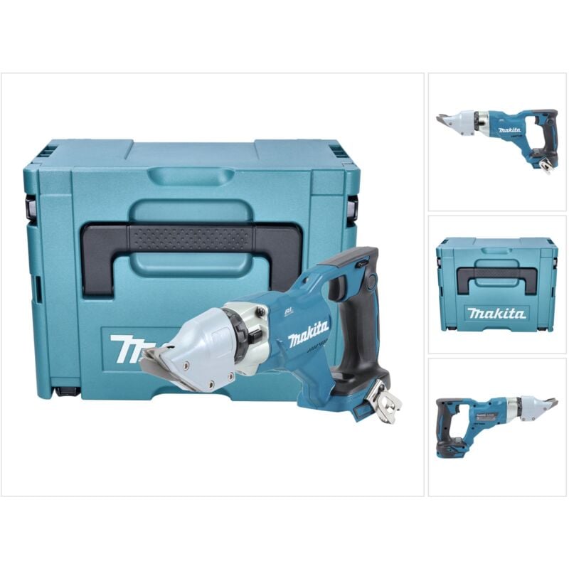 foto del prodotto makita djs 200 zj cesoie per lamiera a batteria 18 v 2,0 mm senza spazzole makpac senza batteria, senza caricabatterie