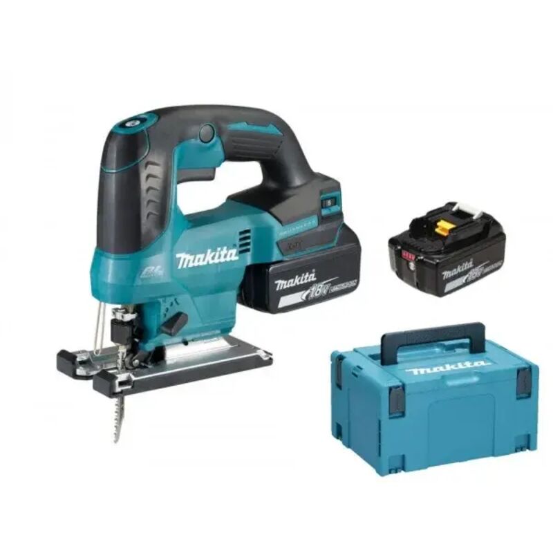 foto del prodotto makita djv184rtj seghetto alternativo 18 v brushless con due batterie