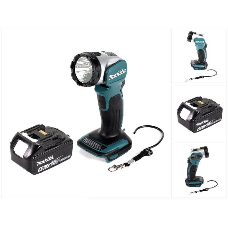 foto del prodotto makita dml 802 m1 torcia a batteria 14,4 v 18v 1x batteria 4,0 ah senza caricabatterie