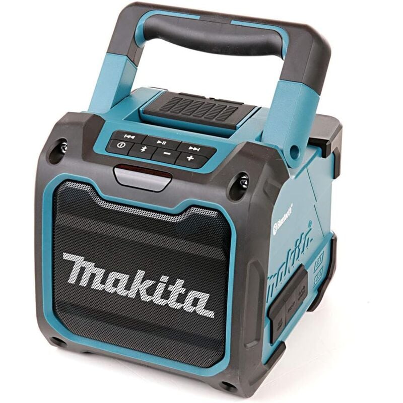 foto del prodotto makita dmr200 batteria altoparlante bluetooth rete 18 230 v senza batteria n caricabatterie dmr200