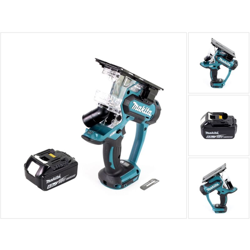 foto del prodotto makita dsd180g1 18v cordless plasterboard saw 1x 6.0ah battery senza caricabatterie