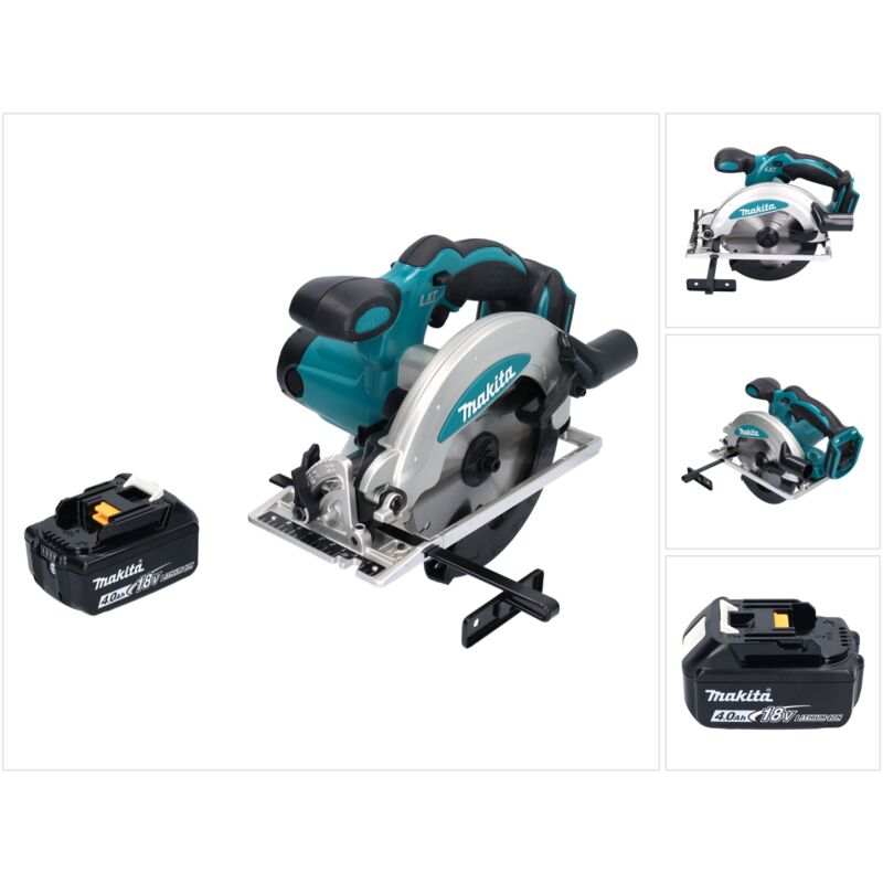 foto del prodotto makita dss 610 ra1j sega circolare a batteria 18v 165mm 1x batteria 4,0 ah senza caricabatterie
