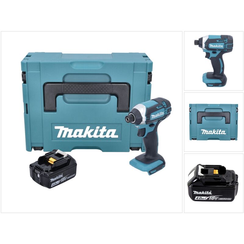foto del prodotto makita dtd 152 m1j 18v avvitatore ad impulsi a batteria in valigetta makpac 1x batteria bl 1840 4,0 ah senza caricatore