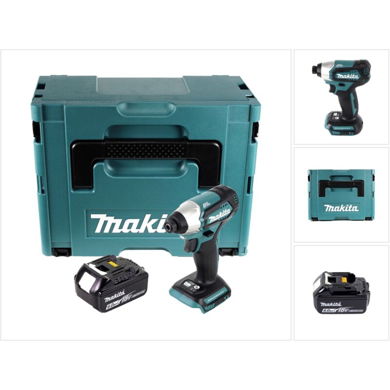 foto del prodotto makita dtd 155 g1j 18 v 140 nm 1 4 avvitatore a impulsi senza spazzole 1x batteria 6,0 ah makpac senza caricabatterie
