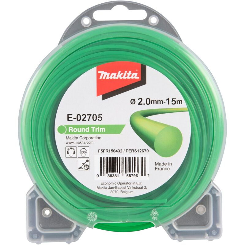 foto del prodotto makita e 02705 filo tondo decespugliatore tagliabordi 2mm x15m
