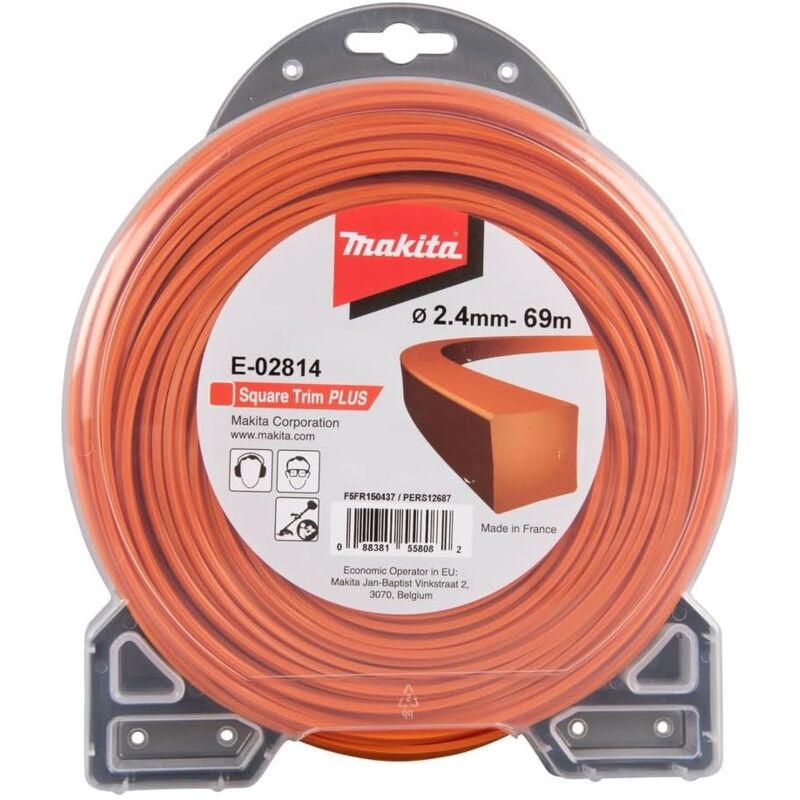 foto del prodotto makita e 02814 filo tondo decespugliatore tagliabordi 2,4mm x69m