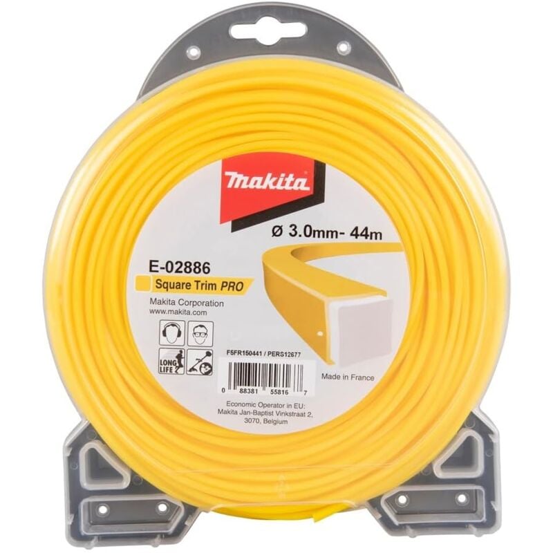 foto del prodotto makita e 02886 filo quadro decespugliatore tagliabordi 3 mm x44m
