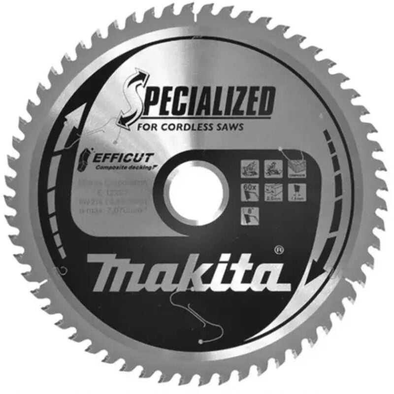 foto del prodotto makita e 12267 efficut lama per sega circolare 216x30 mm per legno