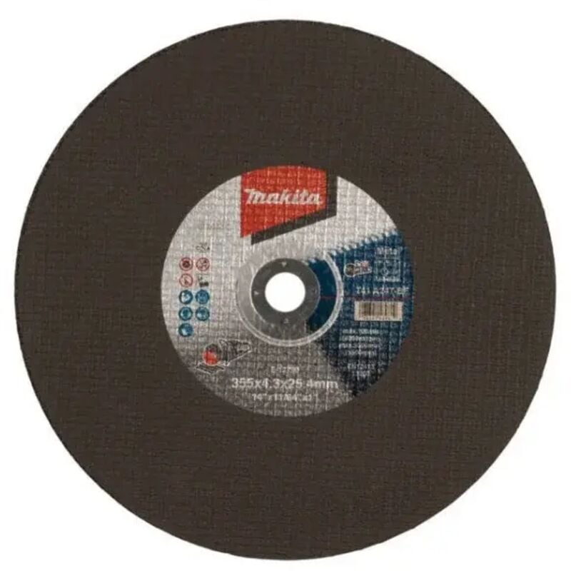 foto del prodotto makita e 12790 5 disco abrasivo da taglio 355x25,4 mm per metallo 5 pz.