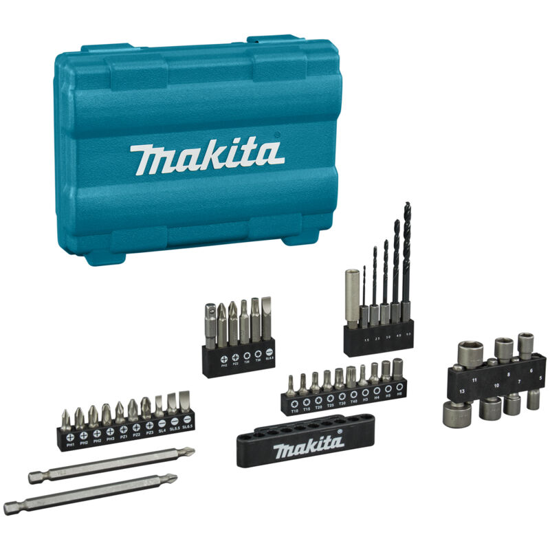 foto del prodotto makita e 13166 set 42 accessori bits bussole trapano 1 4 esagonale valigetta