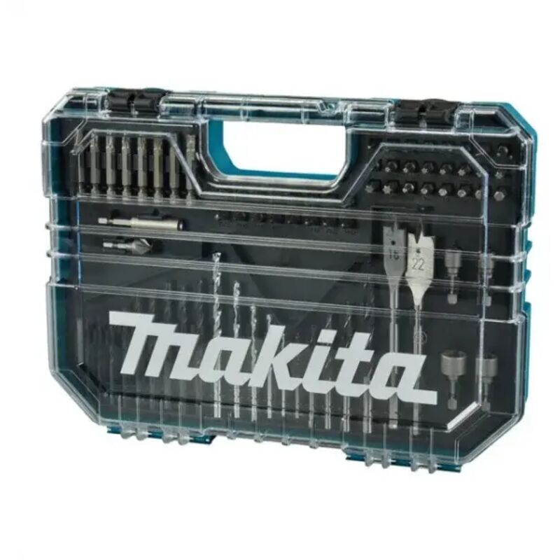 foto del prodotto makita e 15126 valigetta con set di punte e inserti per trapano 75 pz.