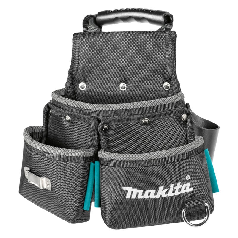 foto del prodotto makita e 15207 borsa a 3 tasche portautensili maniglia ergonomica 320x145x270 mm