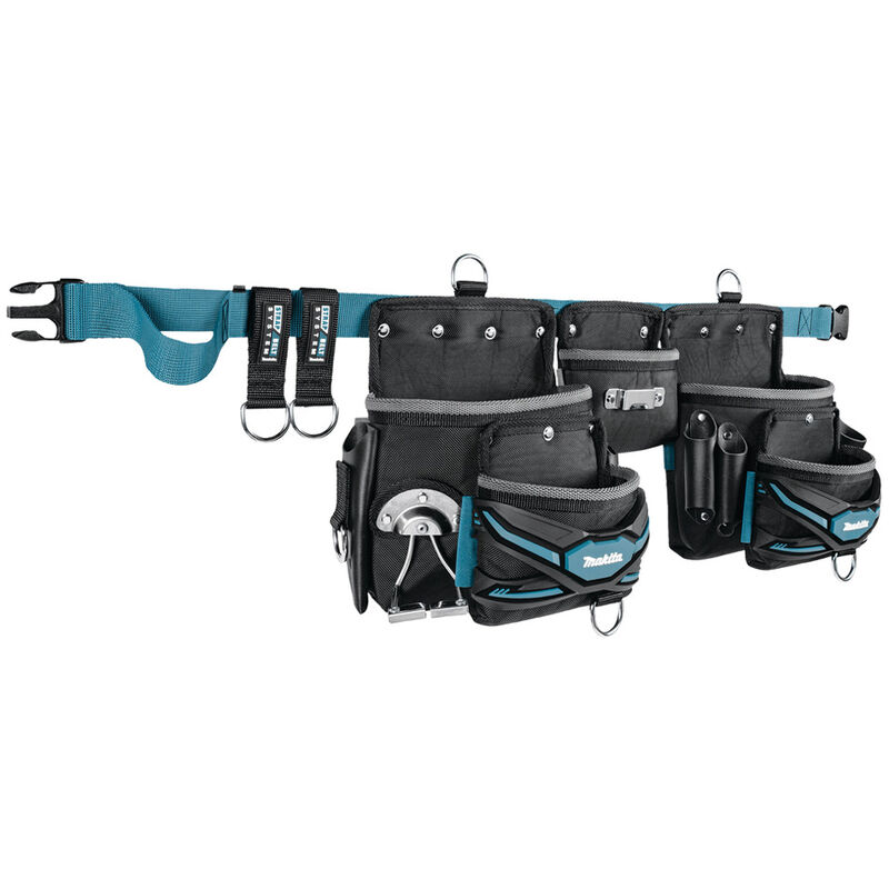 foto del prodotto makita e 15229 e 05169 cintura a tre tasche blu