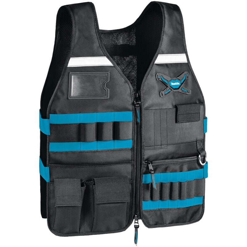 foto del prodotto makita e 15609 e 05636 gilet portautensili