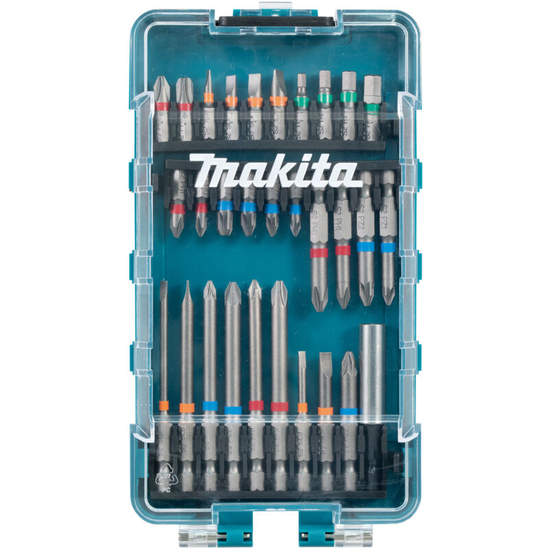foto del prodotto makita e 15774 set inserti bits trapano avvitatore cofanetto ph pz hex 30 pz