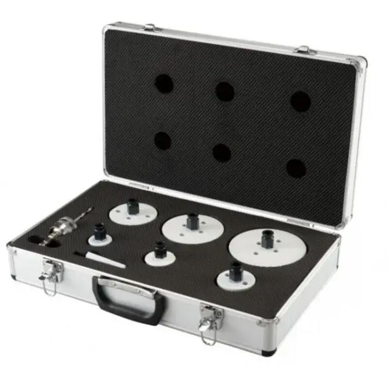 foto del prodotto makita e 15796 seghe a tazza ezychange in valigetta per idraulici 8 pz.