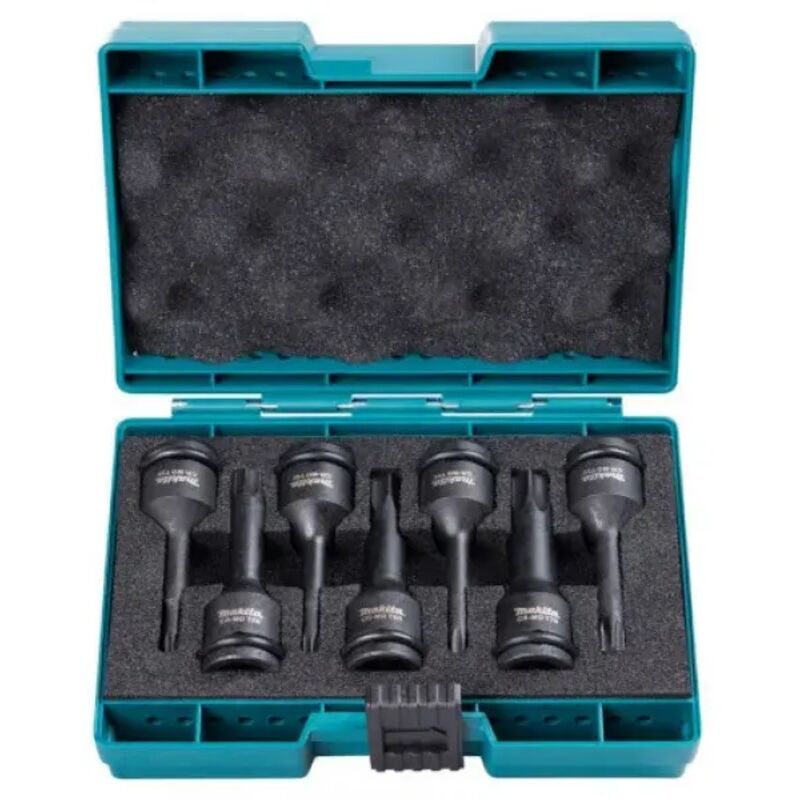 foto del prodotto makita e 23628 set di chiavi torx impact black 1 2 quadro 7 pz.