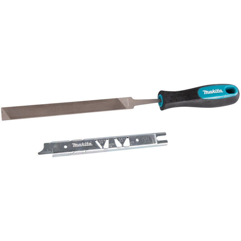 foto del prodotto makita feilenhalter mit feile flachfeile