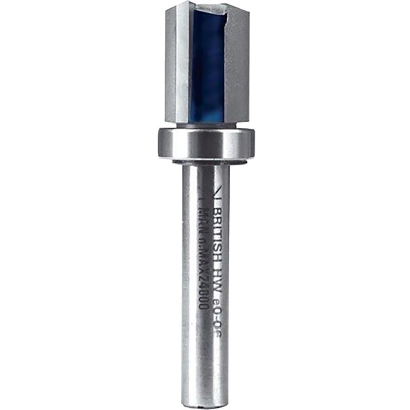 foto del prodotto makita fresa a filo con cuscinetto reggispinta sul lato del gambo, 16 mm 16 mm gambo 8 mm lunghezza totale 67 mm
