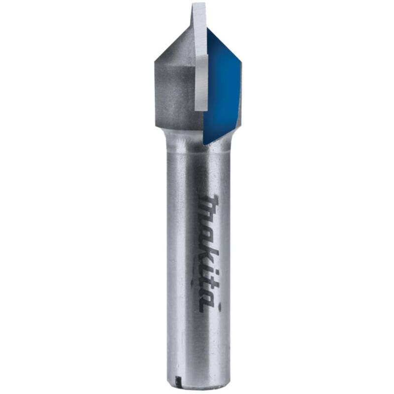foto del prodotto makita fresa per scanalature a v 12,7 mm 12,7 mm gambo 8 mm lunghezza di lavoro 10 mm