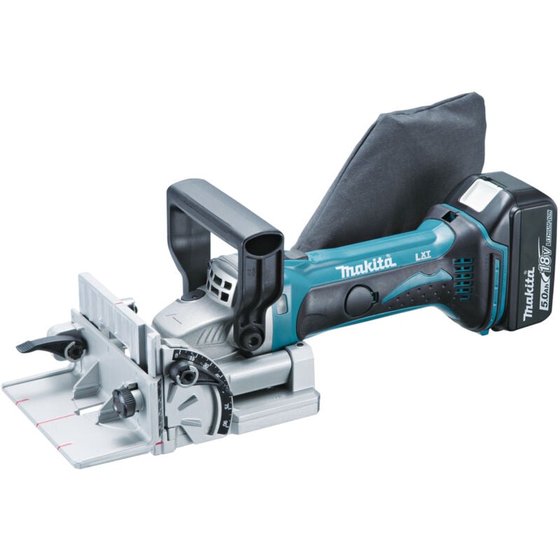 foto del prodotto makita fresatrice piana a batteria dpj180rtj 18v 2x 5,0 ah e caricabatterie in makpac