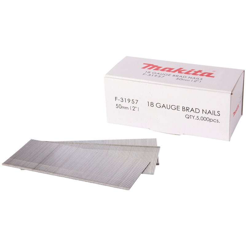 foto del prodotto makita groppini per dbn500 tipo 18ga f 31957 mm50 5000 pezzi
