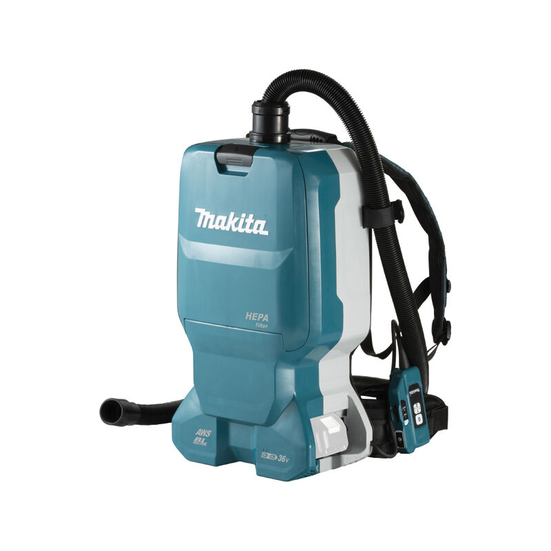 foto del prodotto makita hoover 36 v 2 x 18 v li ion 110 mbar senza batteria dvc665z